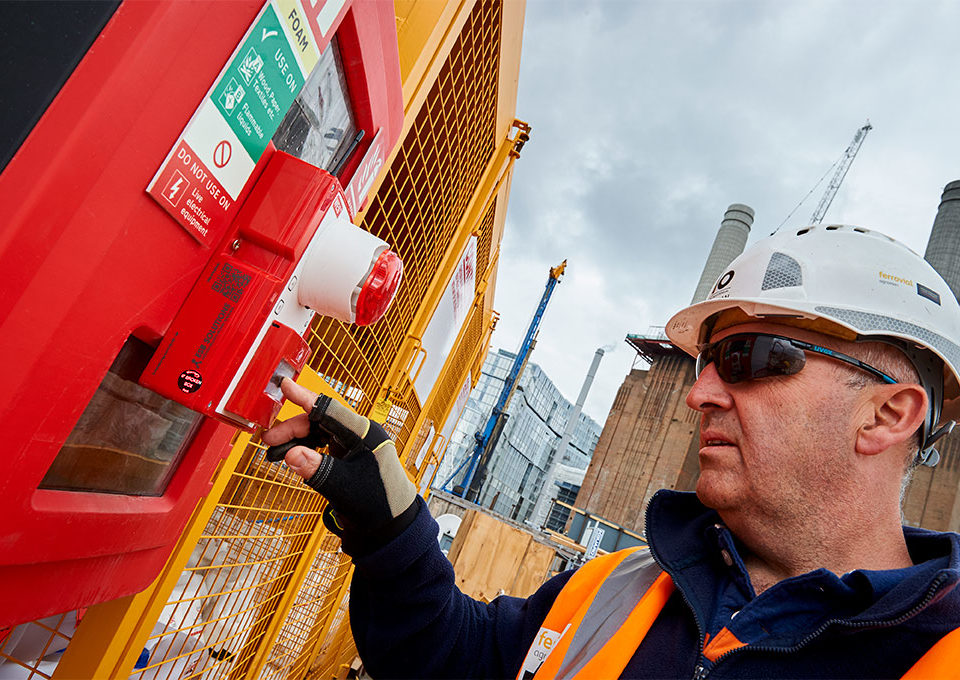 Mobile Brandmeldeanlage EN54 Züblin