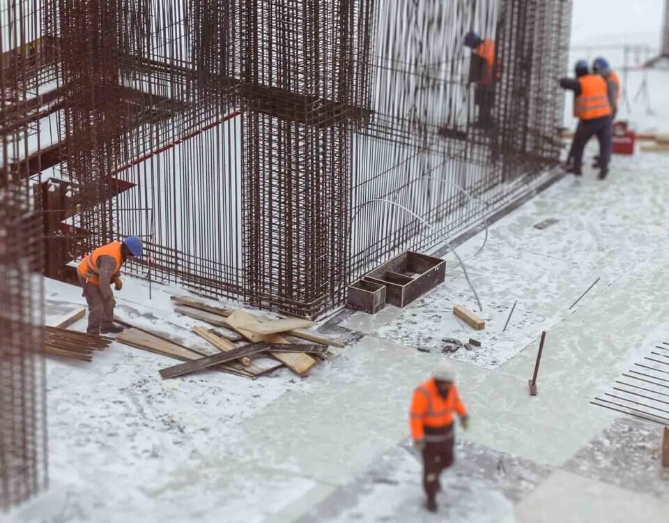 Baustelle - Sicherheit vor Brand und weiteren Gefahren im Winter