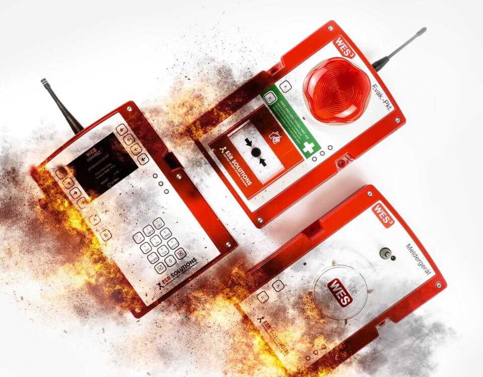 Brandbekämpfung mit Technologie